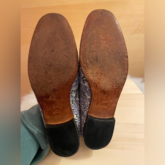 Sam Edelman Blue Floral Lorraine Loafers Size 6.5 - Picture 6 of 6